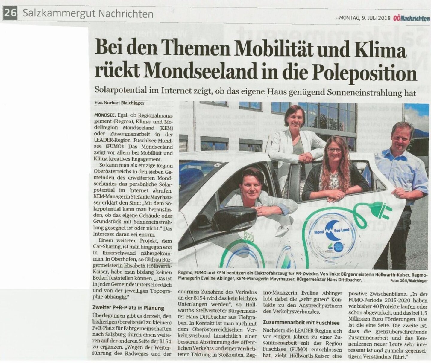 Link zu Online-Presseartikel: https://www.nachrichten.at/oberoesterreich/salzkammergut/Bei-den-Themen-Mobilitaet-und-Klima-rueckt-Mondseeland-in-die-Poleposition;art71,2945913