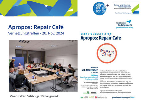 Veranstaltungstipp: Apropos: Repair Café