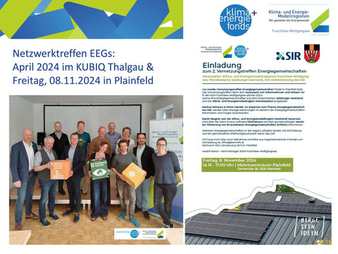 EINLADUNG ZUM 2. NETZWERKTREFFEN ENERGIEGEMEINSCHAFTEN